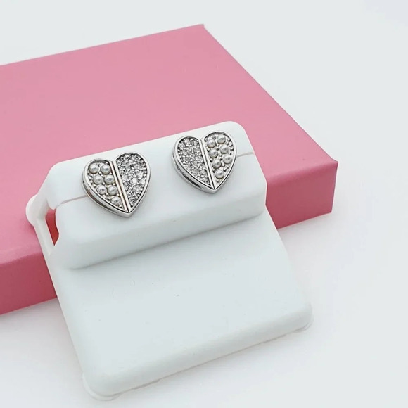 "925 Sterling Silver Cubic Zirconia Earrings, U19254575 - Picture 3 of 11